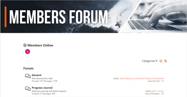 forum home page