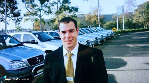 A Photo of James as a sales manager