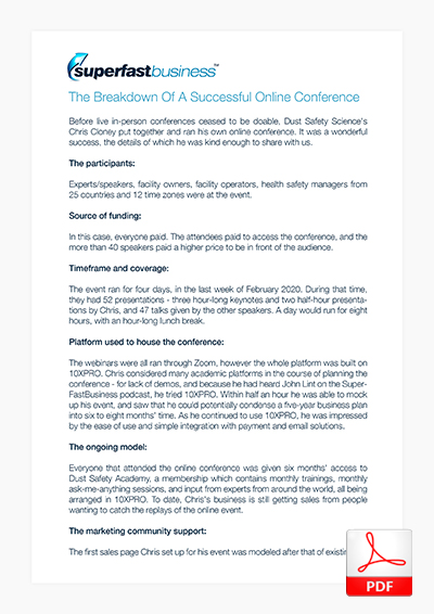 The Breakdown Of A Successful Online Conference thumbnail image