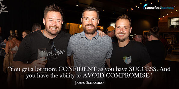 James Schramko talks about building confidence and avoiding compromise.
