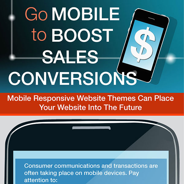 Go Mobile to boost sales conversion infographics