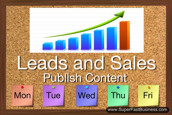 Boost lead and sales with regular quality content
