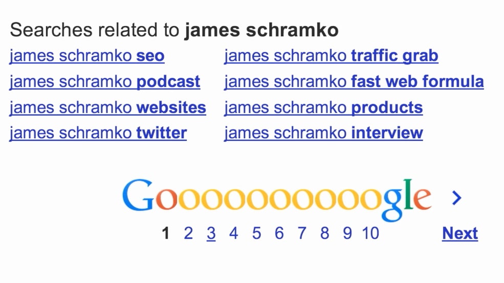 james-schramko-google-results