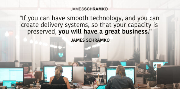 James Schramko says smooth technology and delivery systems make a great business.