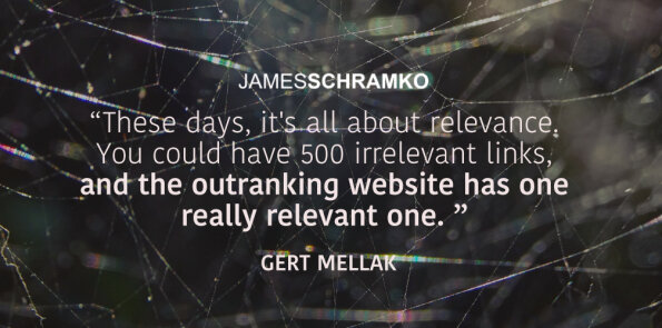 Gert Mellak says, these days, it's all about relevance.