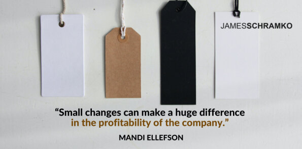 Mandi Ellefson says small changes can make a huge difference in the profitability of the company.