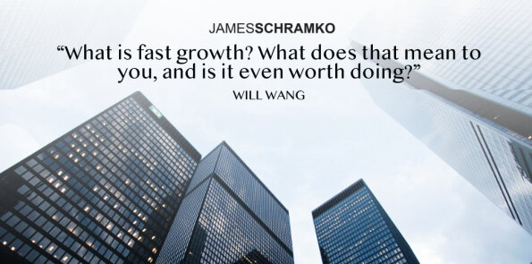 Will Wang asks, what is fast growth? What does that mean to you, and is it even worth doing?