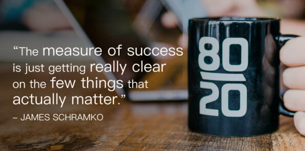 James Schramko says the measure of success is getting clear on the few things that actually matter.