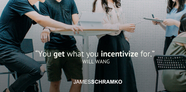 Will Wang says you get what you incentivize for.