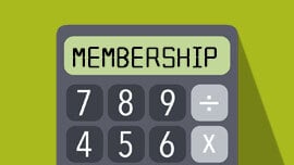 simple membership calculator