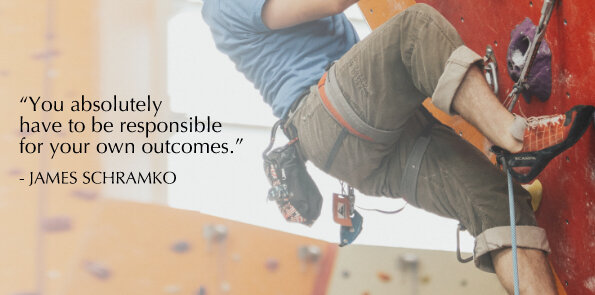 James Schramko says you absolutely have to be responsible for your own outcomes.