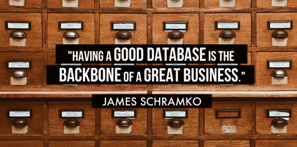 James Schramko says having a good database is the backbone of a great business.