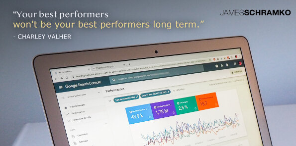 Charley Valher says your best performers won't be your best performers long term.